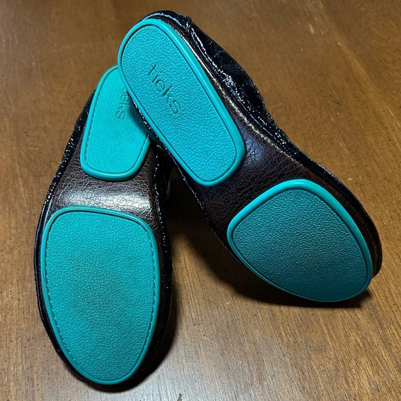Tieks by Gavrieli Ballet Flat Obsidian Black Patent Leather - Picture 4 of 5